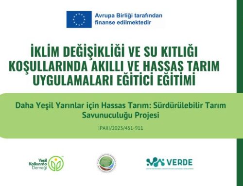 İklim Değişikliği ve Su Kıtlığı Koşullarında Akıllı ve Hassas Tarım Uygulamaları Eğitici Eğitim Başvurusu